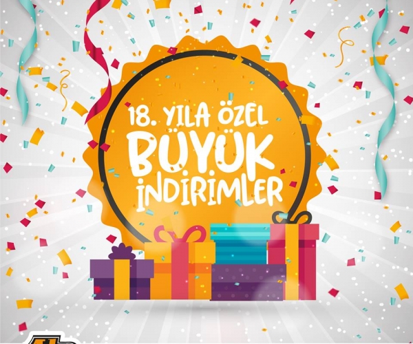 Alp Süpermarket 18. yılını kutluyor!